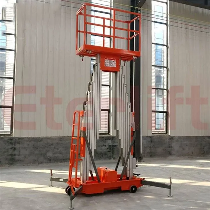 Aerial Work Platform For Replacement Of Lamps