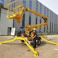 Abschleppbare elektrische Gelenkteleskoparbeitsbühne