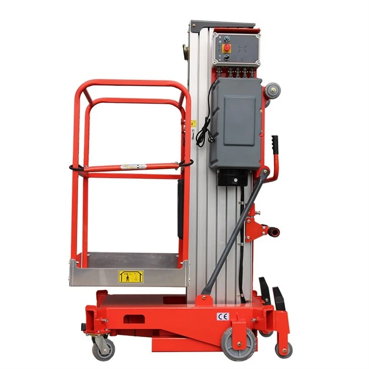 Electric Aluminum Mast Lift